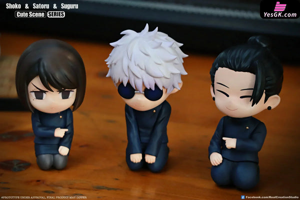 Jujutsu Kaisen Cute Scene Series #5 Trio Gojo & Geto & Shoko GK Statue - Real Creation Studio [In-Stock] Jujutsu Kaisen