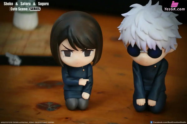 Jujutsu Kaisen Cute Scene Series #5 Trio Gojo & Geto & Shoko GK Statue - Real Creation Studio [Pre-Order] Jujutsu Kaisen