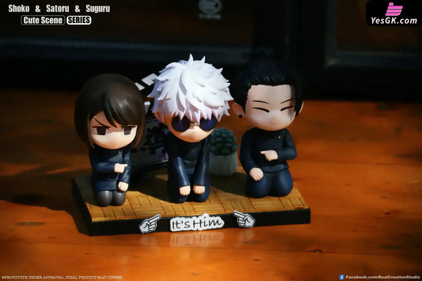 Jujutsu Kaisen Cute Scene Series #5 Trio Gojo & Geto & Shoko GK Statue - Real Creation Studio [Pre-Order] Jujutsu Kaisen