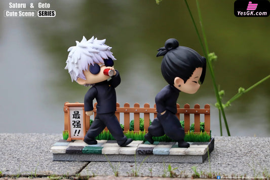 Jujutsu Kaisen Cute Scene Series: Gojo Satoru & Suguru Geto Street Gang Statue - Real Creation