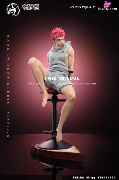 Jujutsu Kaisen Double Characters#1 Yuji Itadori Ryomen Sukuna Resin Statue - Ygnn Studio [Pre -