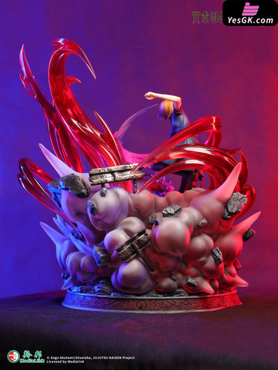 Jujutsu Kaisen Itadori Yuji Nobara Kugisaki: Black Flash Genuine Authorized Statue(Licensed) -