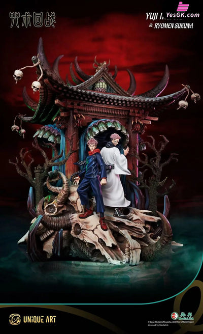 Jujutsu Kaisen Itadori Yuji & Ryomen Sukuna Statue - UNiQUE ART Studio [In-Stock] Full Payment Jujutsu Kaisen