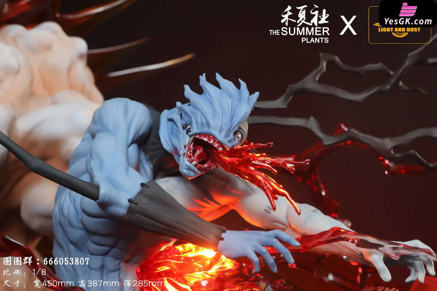 Jujutsu Kaisen Itadori Yuji Vs Mahito Statue - Light And Dust Studio & Summer Plants [Pre-Order]