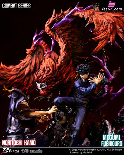 Jujutsu Kaisen Megumi Fushiguro VS Noritoshi Kamo Statue - Blazer Studio