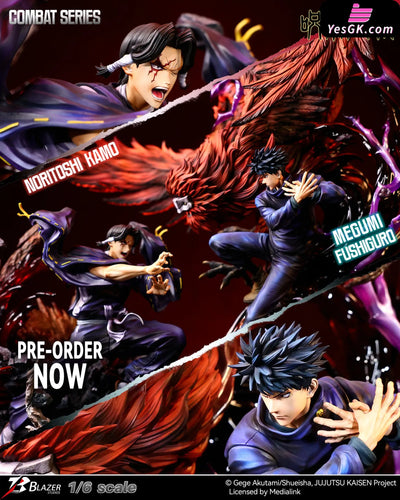 Jujutsu Kaisen Megumi Fushiguro VS Noritoshi Kamo Statue - Blazer Studio