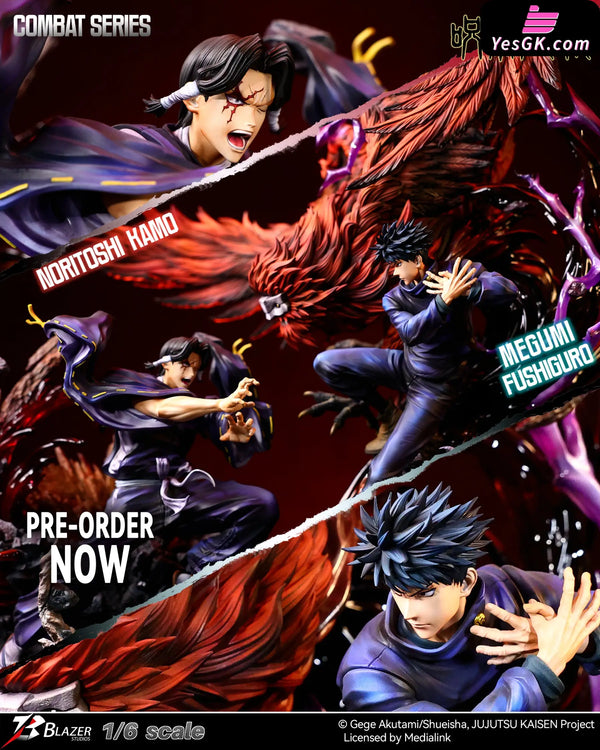 Jujutsu Kaisen Megumi Fushiguro VS Noritoshi Kamo Statue - Blazer Studio