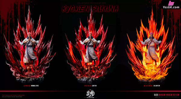 Jujutsu Kaisen Ryomen Sukuna Pink-haired Man with An Evil Smile GK Statue - Real world Studio [Pre-Order] - Deposit