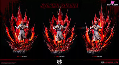 Jujutsu Kaisen Ryomen Sukuna Pink-haired Man with An Evil Smile GK Statue - Real world Studio [Pre-Order]