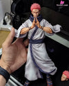 Jujutsu Kaisen Ryomen Sukuna Pink-haired Man with An Evil Smile GK Statue - Real world Studio [Pre-Order]