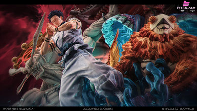 Jujutsu Kaisen S02 Sukuna the Battle of the Demon Realm Shinjuku GK Statue - ZanyJoke Studio & Temple Studio