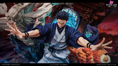 Jujutsu Kaisen S02 Sukuna the Battle of the Demon Realm Shinjuku GK Statue - ZanyJoke Studio & Temple Studio