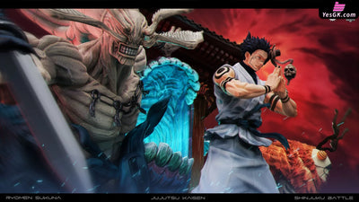 Jujutsu Kaisen S02 Sukuna the Battle of the Demon Realm Shinjuku GK Statue - ZanyJoke Studio & Temple Studio