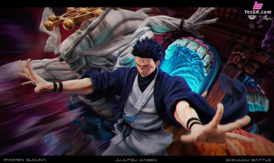 Jujutsu Kaisen S02 Sukuna the Battle of the Demon Realm Shinjuku GK Statue - ZanyJoke Studio & Temple Studio