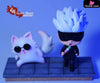 Jujutsu Kaisen Satoru Gojo And Cat Resin Statue - Comic Hero Studio [Pre-Order]