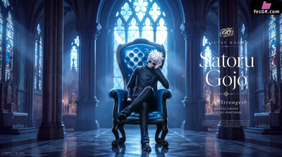 Jujutsu Kaisen Satoru Gojo on Blue Chair Statue - GO FIGURE Studio