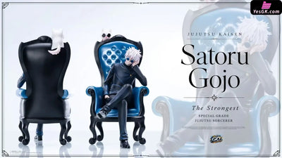 Jujutsu Kaisen Satoru Gojo on Blue Chair Statue - GO FIGURE Studio