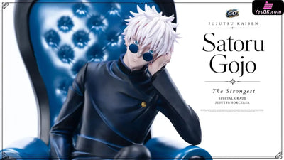 Jujutsu Kaisen Satoru Gojo on Blue Chair Statue - GO FIGURE Studio