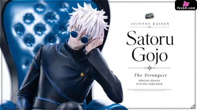 Jujutsu Kaisen Satoru Gojo on Blue Chair Statue - GO FIGURE Studio