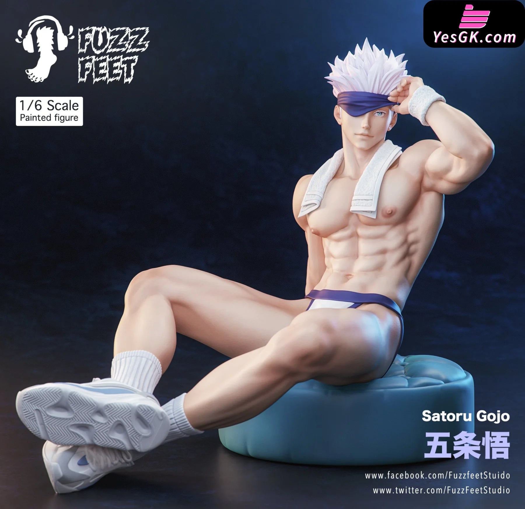 Jujutsu Kaisen Satoru Gojo Statue - Fuzzfeet Studio [Pre-Order]