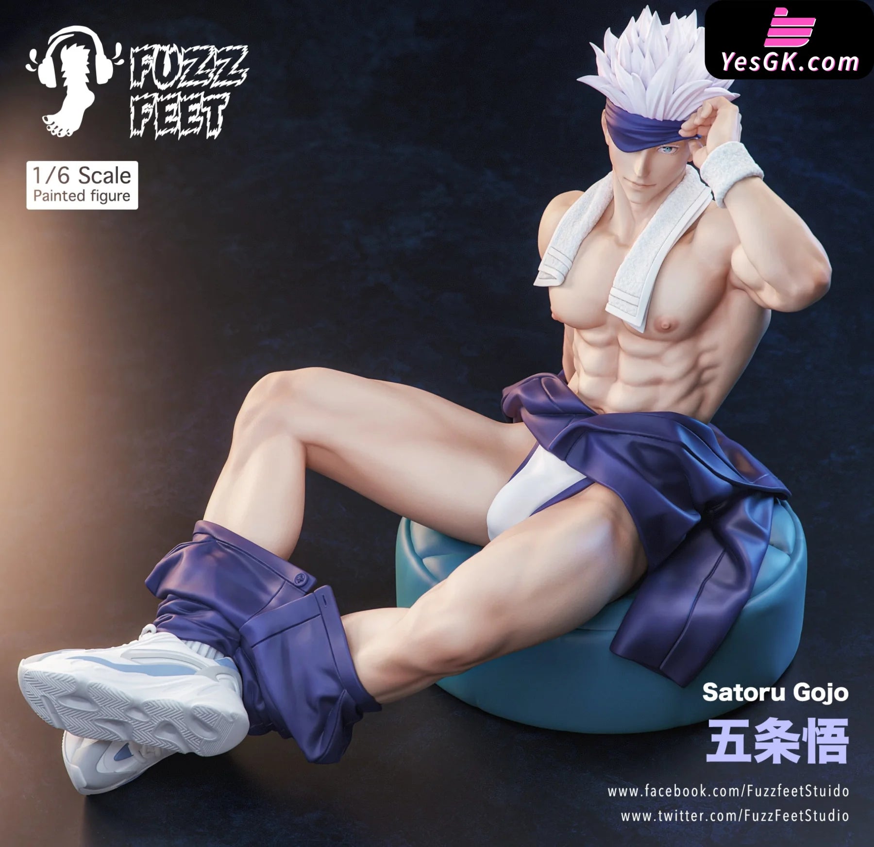 Jujutsu Kaisen Satoru Gojo Statue - FuzzFeet Studio [Pre-Order] – YesGK