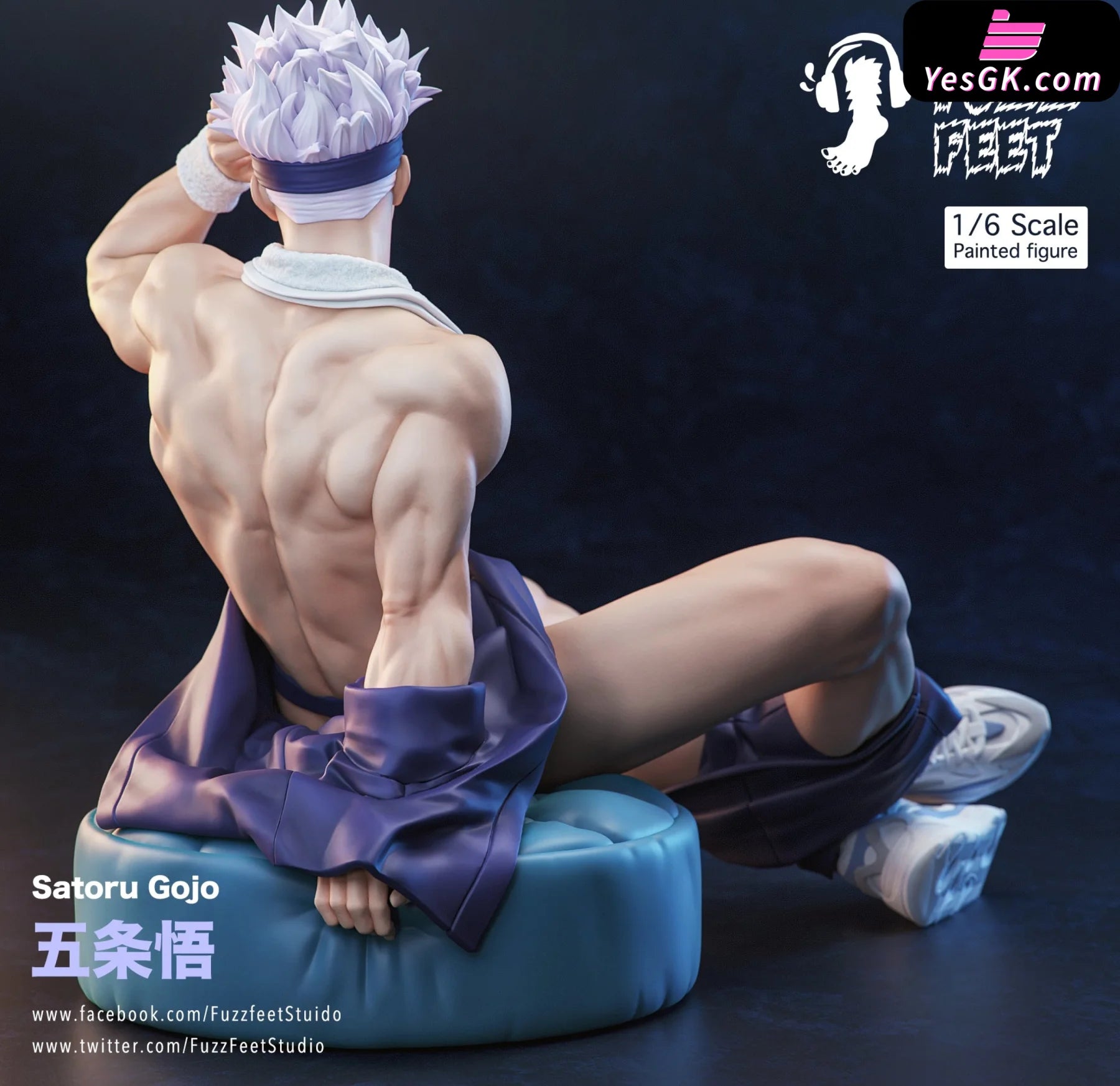 Jujutsu Kaisen Satoru Gojo Statue - Fuzzfeet Studio [Pre-Order]