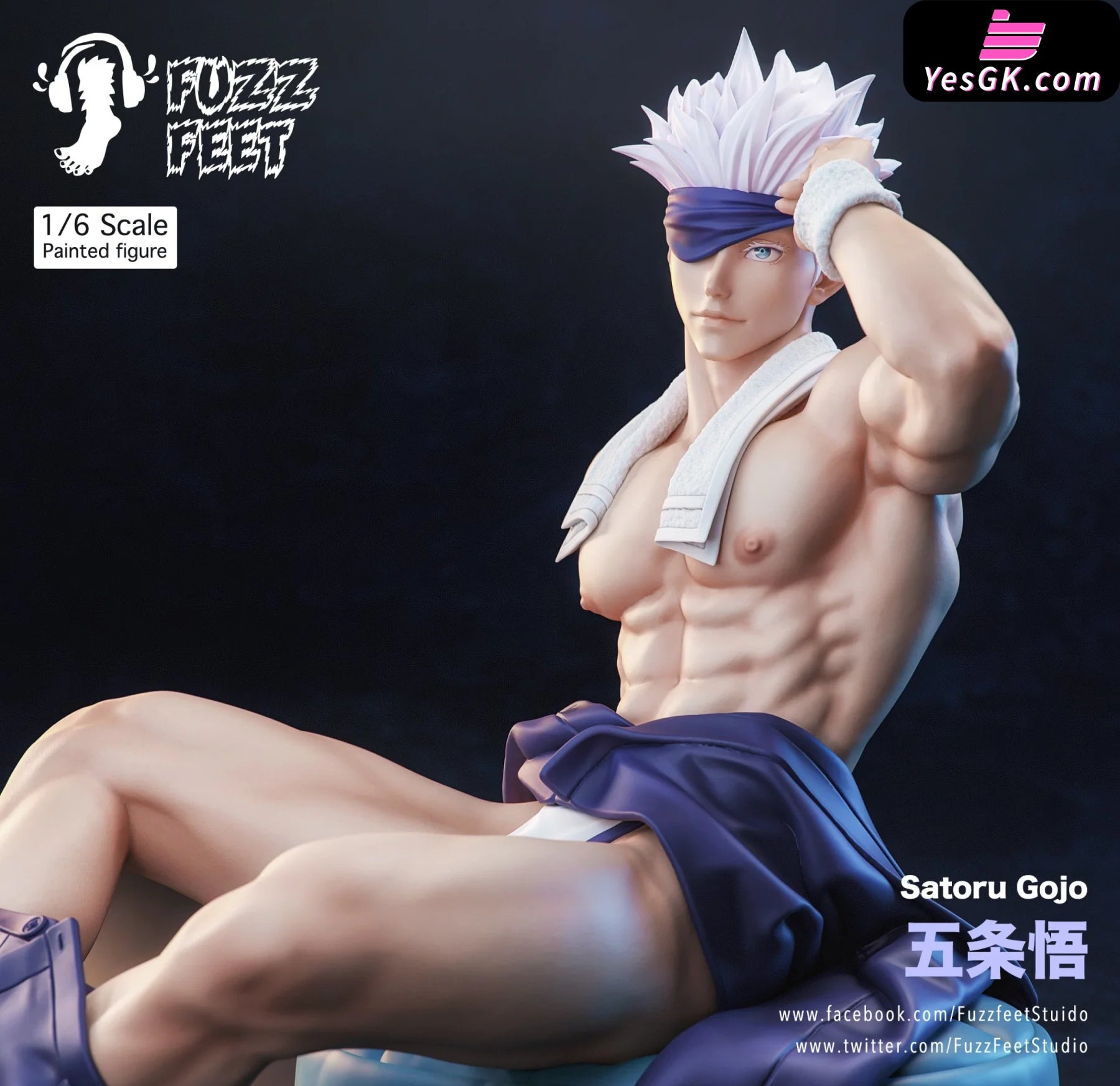 Jujutsu Kaisen Satoru Gojo Statue - Fuzzfeet Studio [Pre-Order]