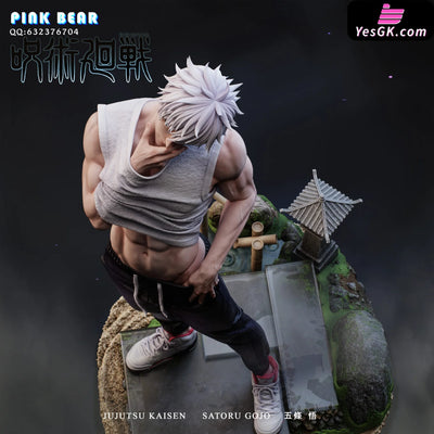 Jujutsu Kaisen Satoru Gojo Statue - Pink Bear Studio [Pre-Order]