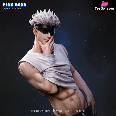 Jujutsu Kaisen Satoru Gojo Statue - Pink Bear Studio [Pre-Order]