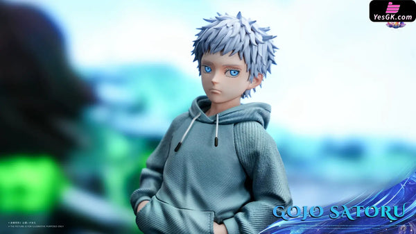 Jujutsu Kaisen Satoru Gojo White Hair Primary School Student Statue - YQY Studio [In-Stock] - Full Payment