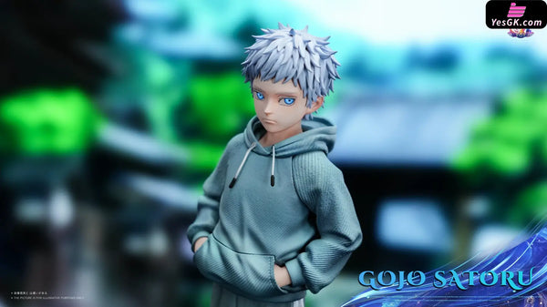 Jujutsu Kaisen Satoru Gojo White Hair Primary School Student Statue - YQY Studio [In-Stock] - Full Payment