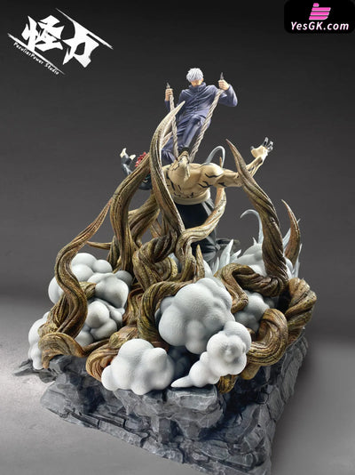 Jujutsu Kaisen Shibuya Jihen Gojo Satoru VS Hanami GK Statue - Peculiar Power Studio [Pre-Order] Deposit Jujutsu Kaisen