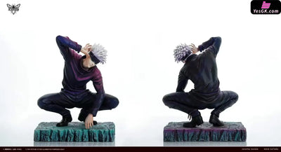 Jujutsu Kaisen Squatting Satoru Gojo Statue - Firefly Studio