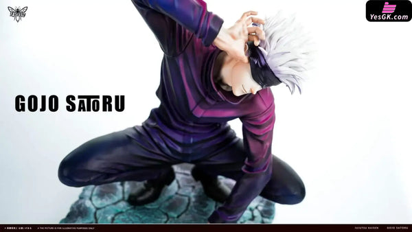 Jujutsu Kaisen Squatting Satoru Gojo Statue - Firefly Studio