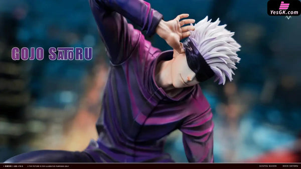 Jujutsu Kaisen Squatting Satoru Gojo Statue - Firefly Studio
