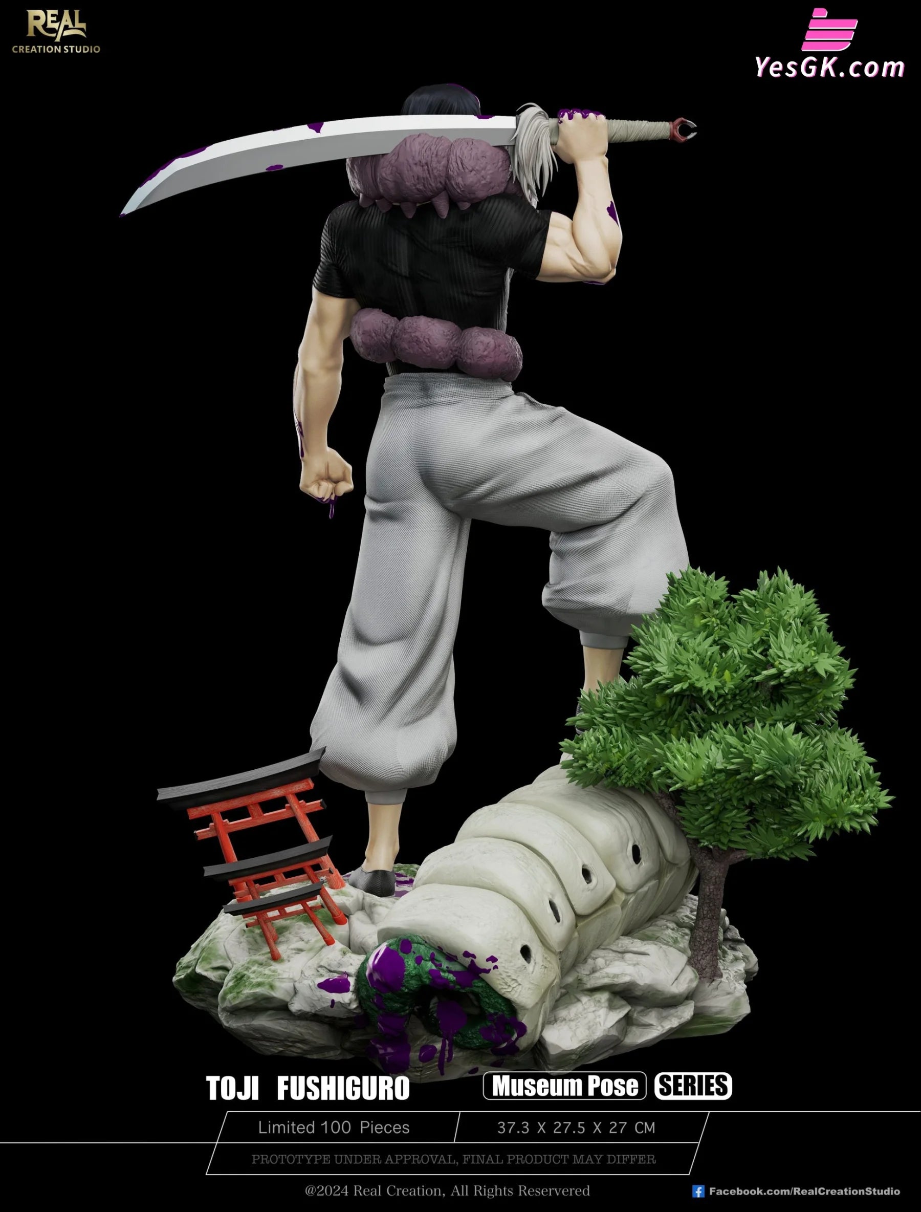 Jujutsu Kaisen Toji Fushiguro Statue - Real Creation Studio [Pre-Order]