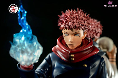 Jujutsu Kaisen Yuji And Sukuna Resin Statue - Ling Long Studio [In Stock]