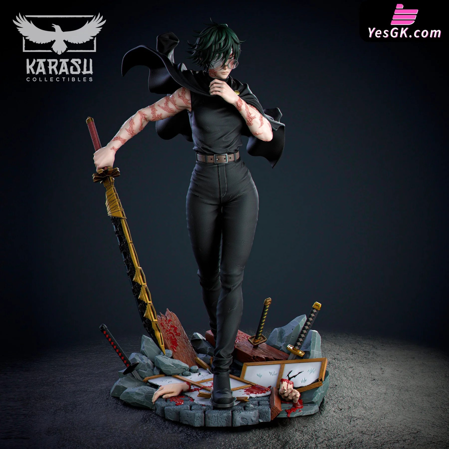 Jujutsu Kaisen Zenin Maki Statue - Karasu Studio [Pre-Order] Kaisen