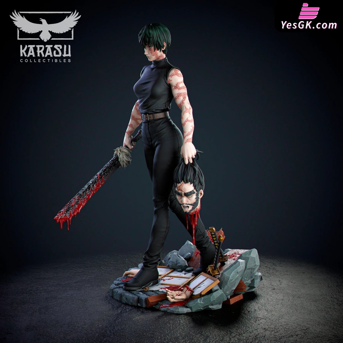 Jujutsu Kaisen Zenin Maki Statue - Karasu Studio [Pre-Order] Kaisen