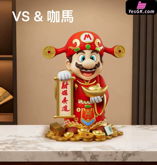 Jumpman Bring Wealth Mario GK Statue - Ka Ma Mo Wan Studio & VS Studio [Pre-Order] - Jumpman
