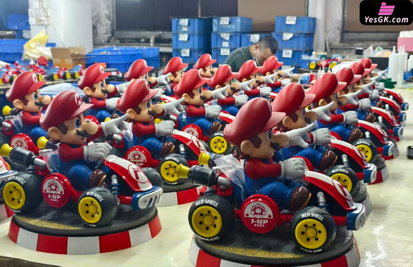 Jumpman Bros. MARIOKART WORLD GK Statue - MORENO Studio [In-Stock] Jumpman