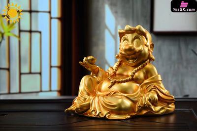 Jumpman-Laughing Buddha Fusion Statue Tea Pet - SUN TOYS Studio [Pre-Order] Deposit / Golden Color Others