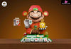 Jumpman Mahjong God Plumber Mario Lucky ornament 1/6 GK Statue - Wan Bei Studio [Pre-Order] - Deposit / Red Color