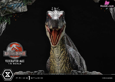 Jurassic Park Iii (Film) Velociraptor Male Lmcjp-10 Lmcjp-10S Statue - Prime 1 Studio [Pre-Order]