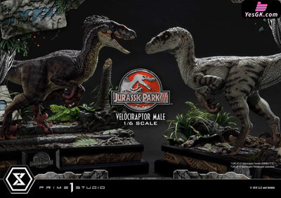 Jurassic Park Iii (Film) Velociraptor Male Lmcjp-10 Lmcjp-10S Statue - Prime 1 Studio [Pre-Order]