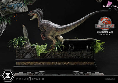 Jurassic Park Iii (Film) Velociraptor Male Lmcjp-10 Lmcjp-10S Statue - Prime 1 Studio [Pre-Order]