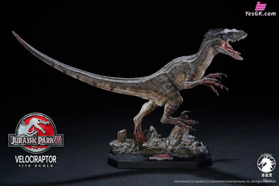 Jurassic Park Statue Iii Male Velociraptor Licensed By Universal Pictures (Licensed) - Wan Long