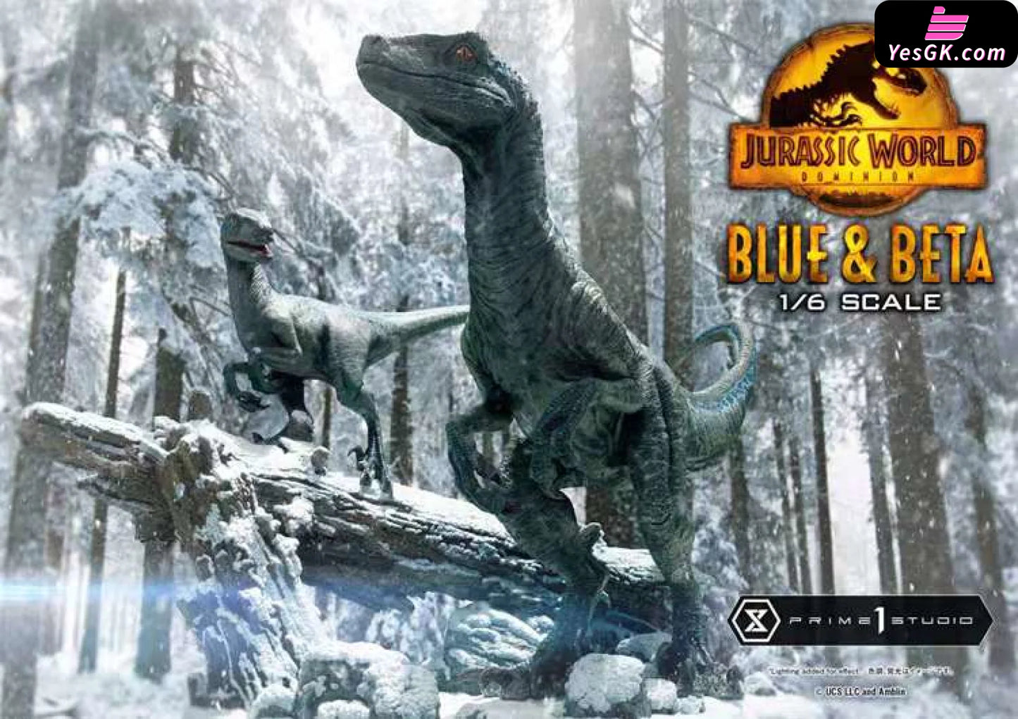 Jurassic World 3 Blue & Beta Statue - Prime 1 Studio [Pre-Order]