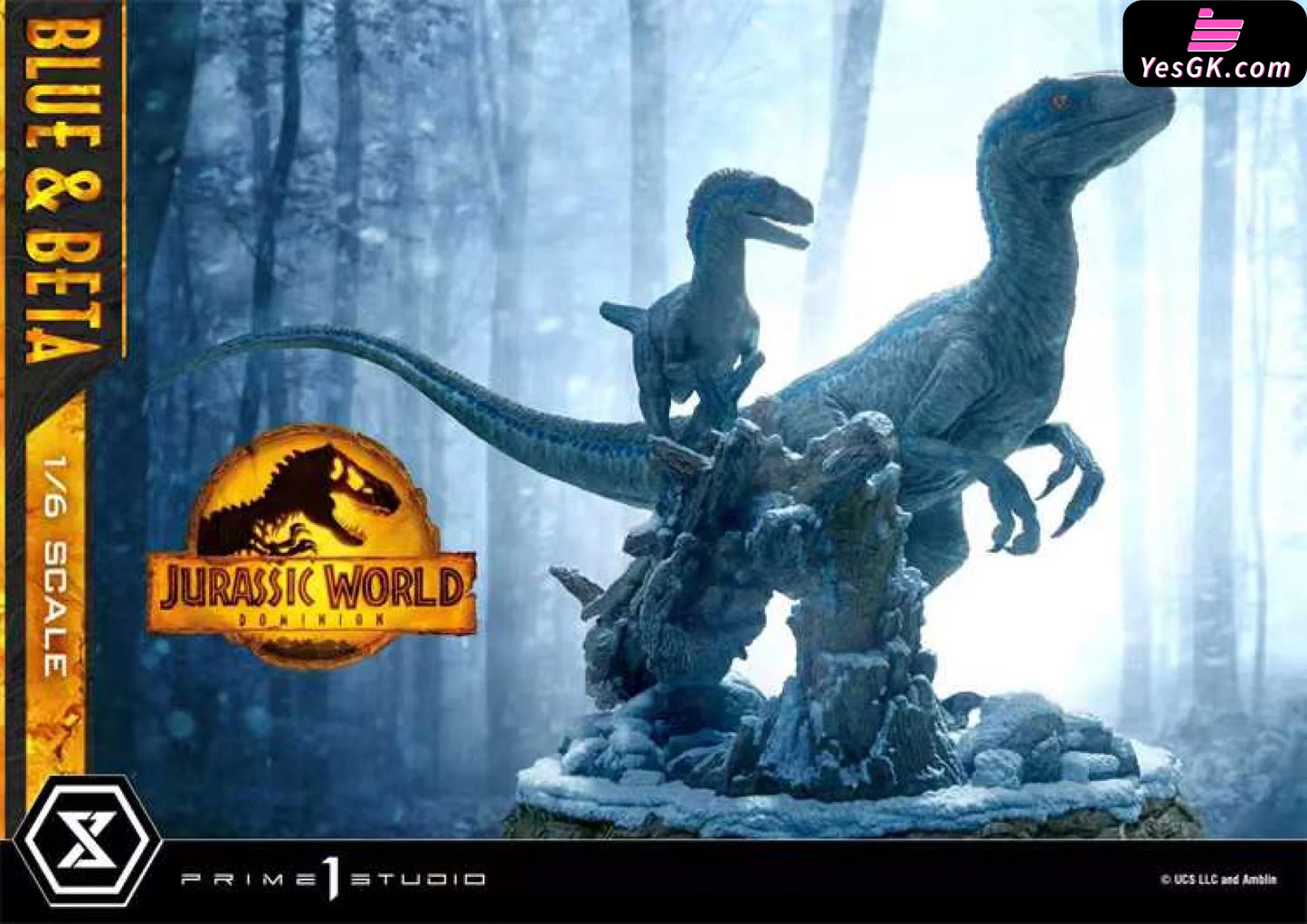 Jurassic World 3 Blue & Beta Statue - Prime 1 Studio [Pre-Order]