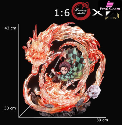 Kamado Tanjiro Resin Statue - Jian Ke Studio X Fantasy Studio [In-Stock] Full Payment / 1/6 Scale Demon Slayer